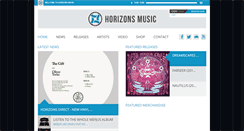 Desktop Screenshot of horizonsmusic.co.uk