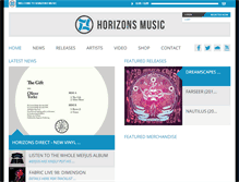 Tablet Screenshot of horizonsmusic.co.uk
