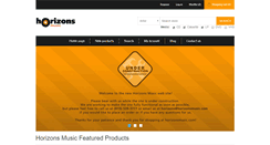 Desktop Screenshot of horizonsmusic.com